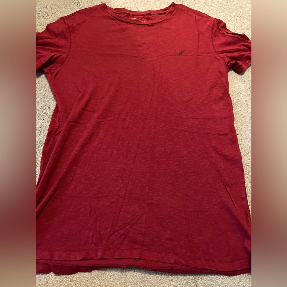 Burgundy American Eagle T